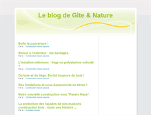 Tablet Screenshot of blog.gite-et-nature.com